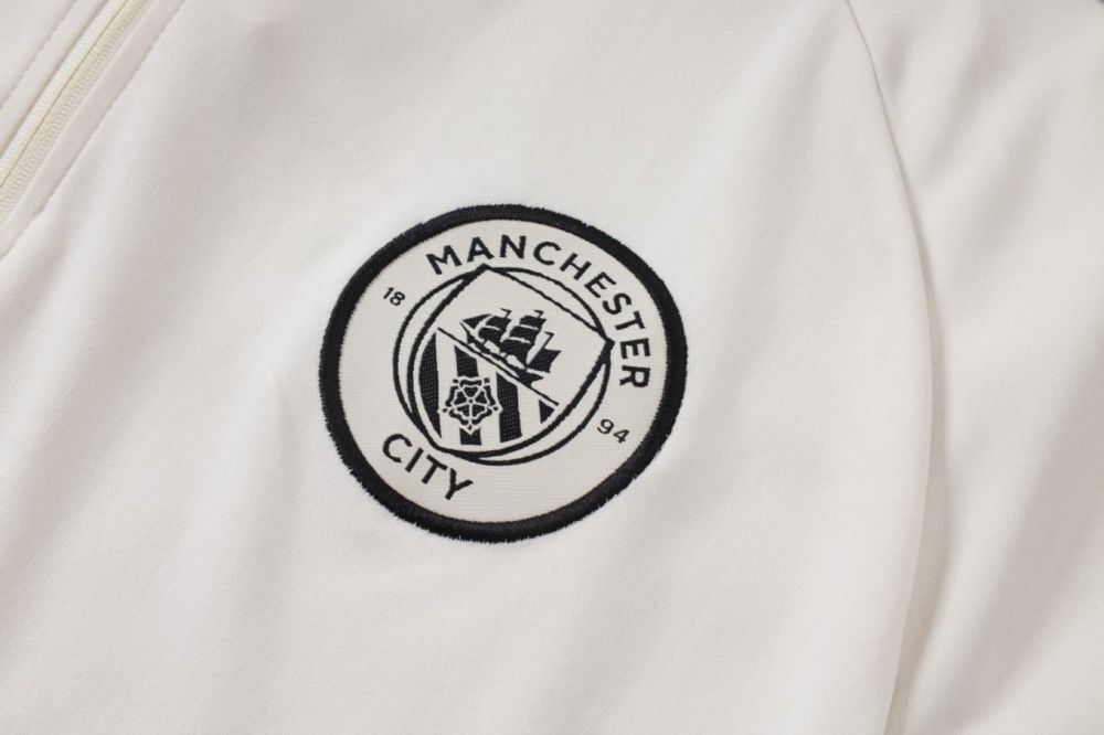 2026 Manchester City Beige Long-sleeved half-pull training kit