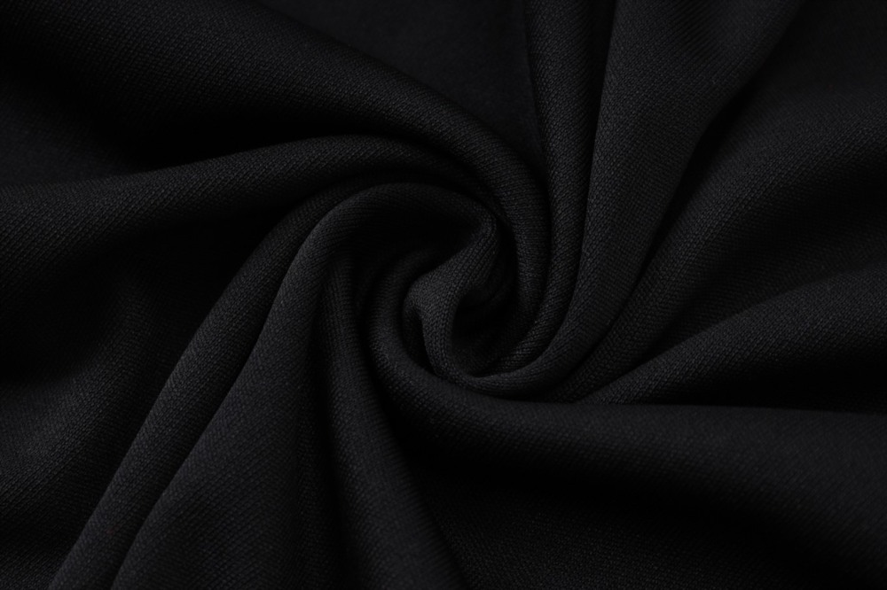 2026 Manchester United Black Long-sleeved half-pull training kit
