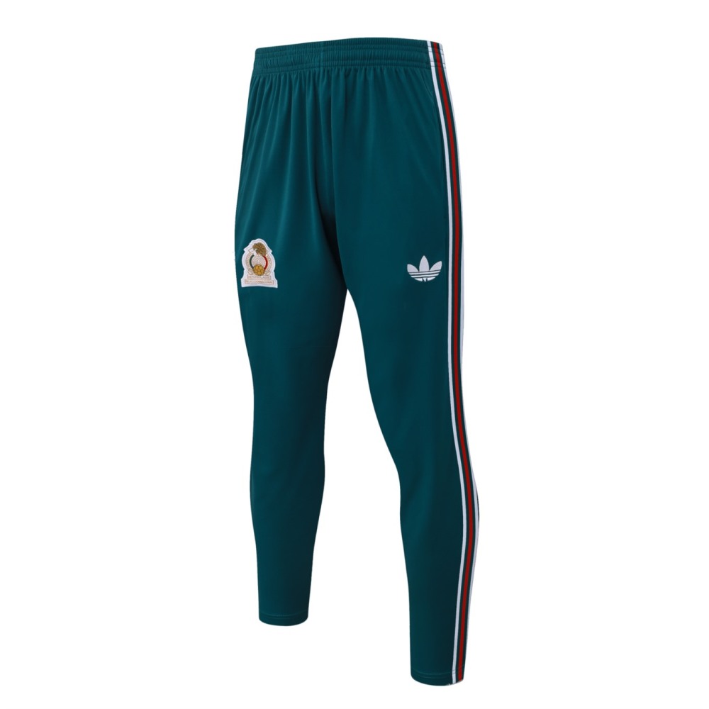 2026 Mexico Dark green Long-sleeved half-pull training kit