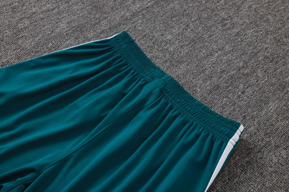 2026 Mexico Dark green Long-sleeved half-pull training kit
