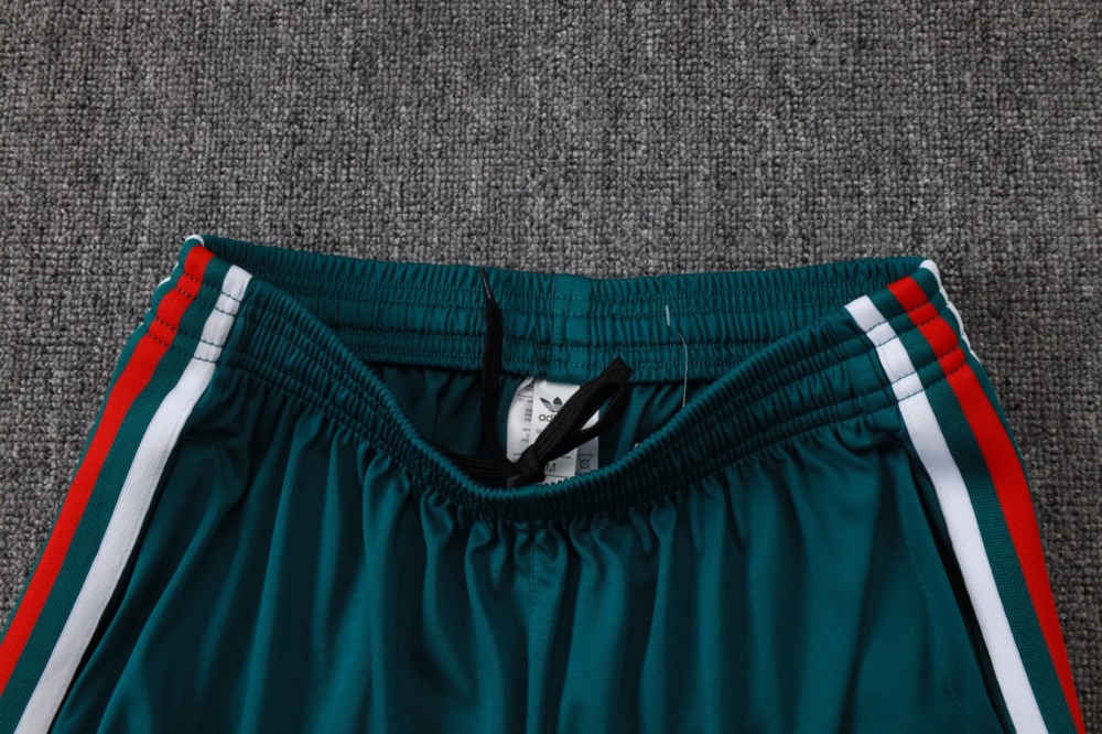 2026 Mexico Dark green Long-sleeved half-pull training kit