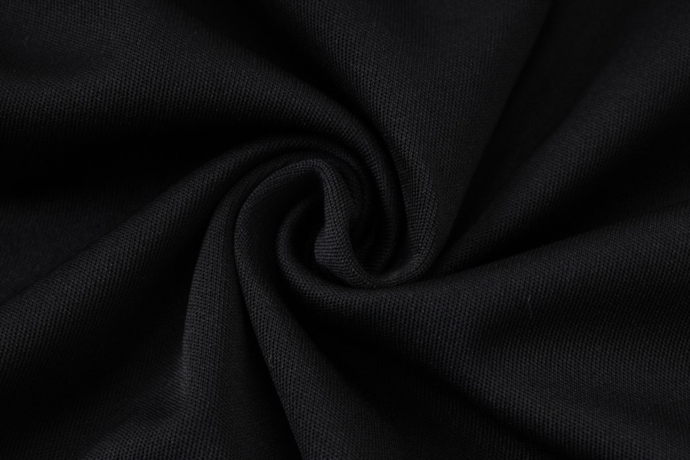2026 Miami Black Long-sleeved half-pull training kit