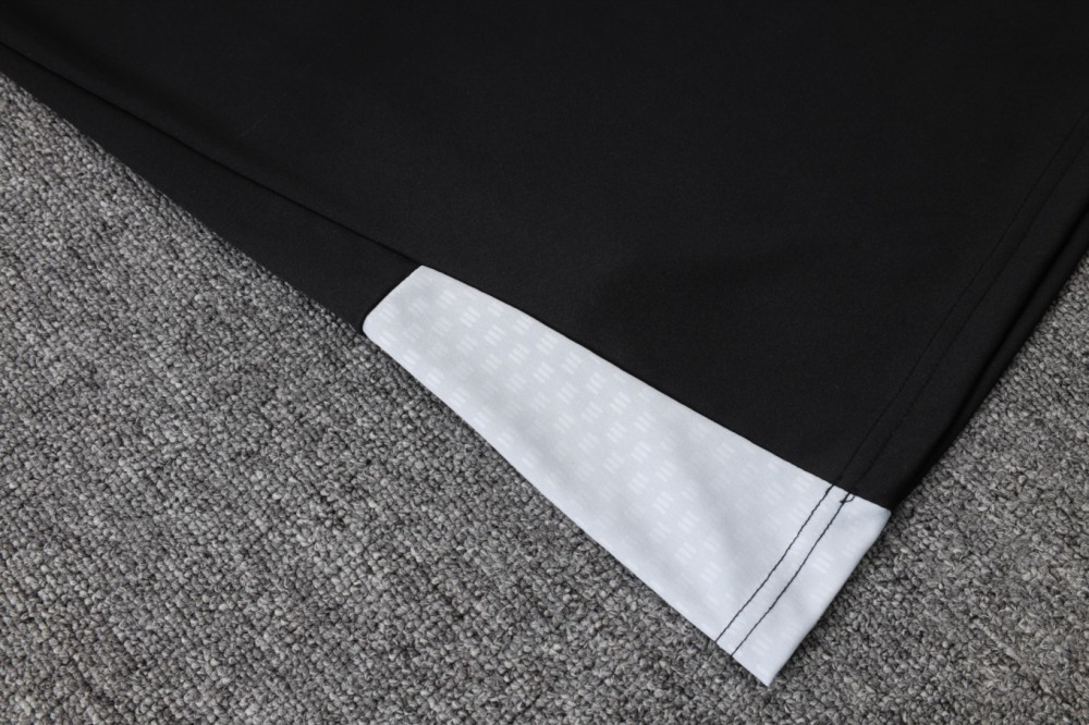 2026 Miami Black Long-sleeved half-pull training kit