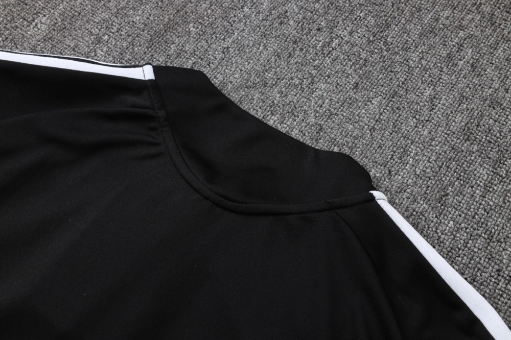 2026 Miami Black Long-sleeved half-pull training kit