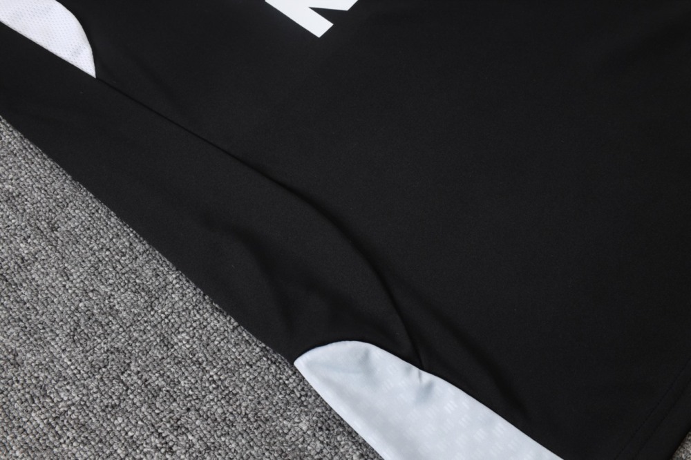 2026 Miami Black Long-sleeved half-pull training kit
