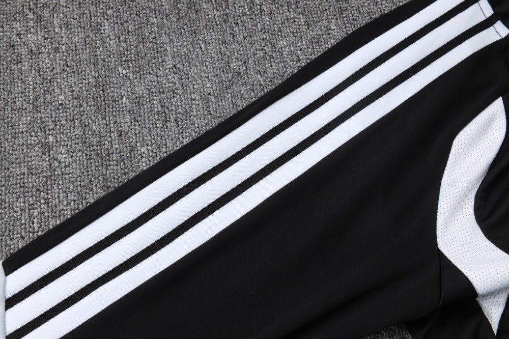 2026 Miami Black Long-sleeved half-pull training kit