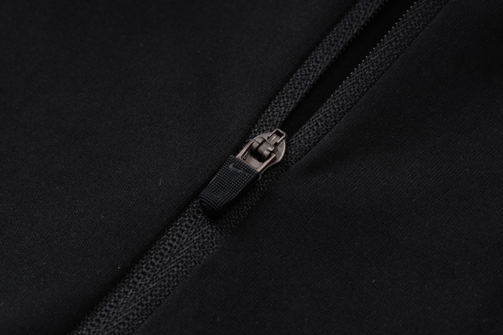 2026 Netherlands Black Long-sleeved half-pull training kit