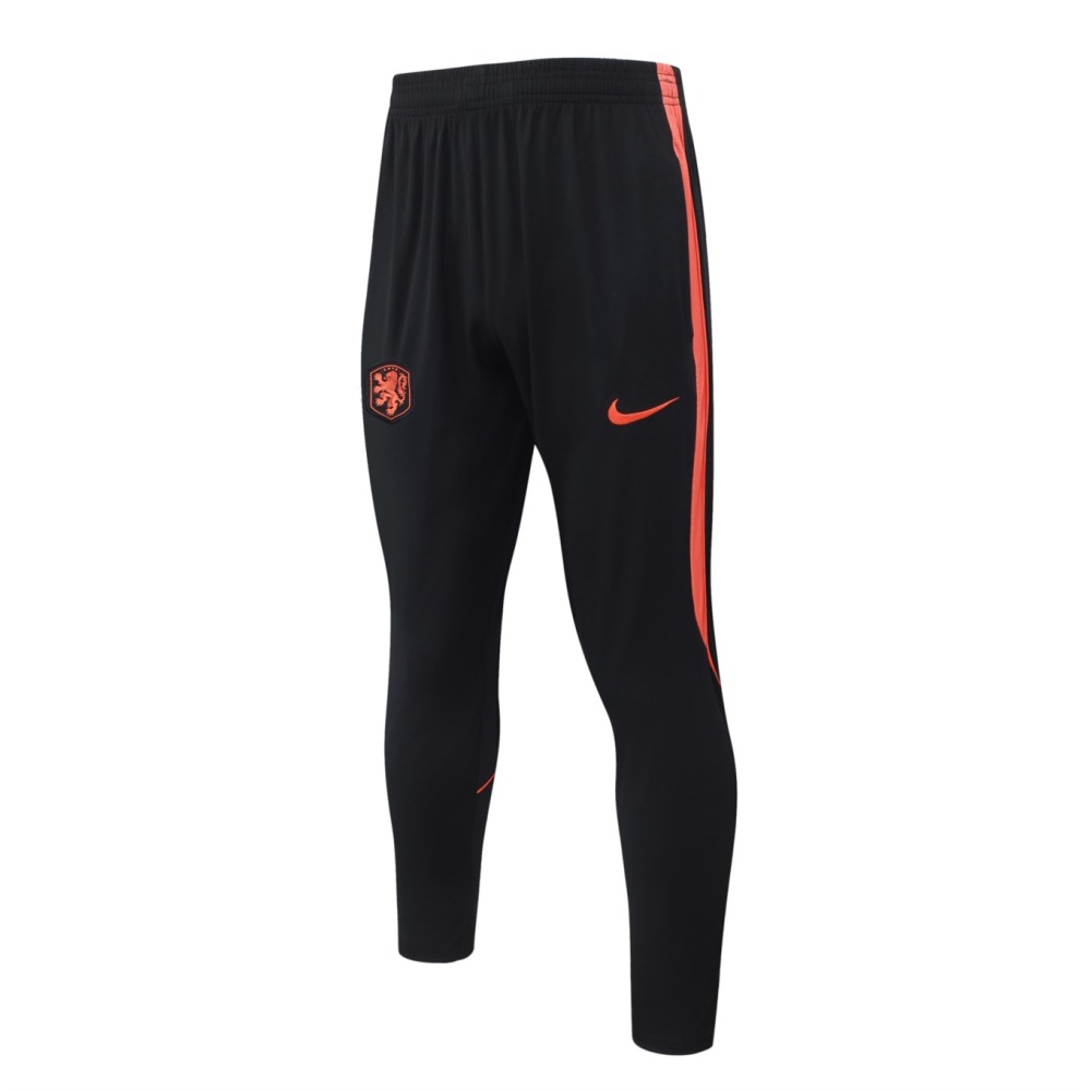 2026 Netherlands Black Long-sleeved half-pull training kit
