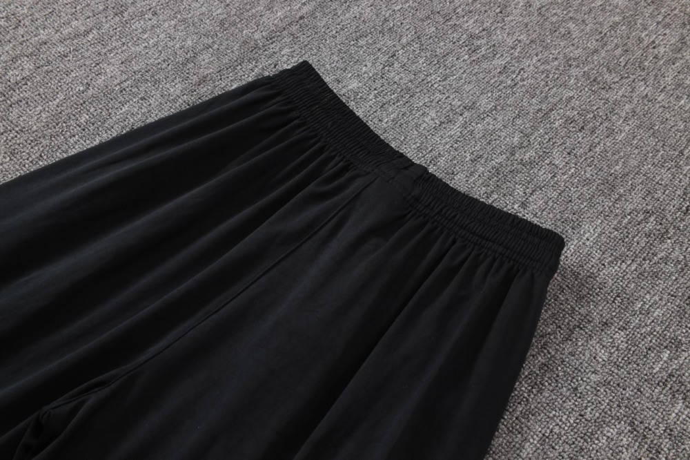 2026 Netherlands Black Long-sleeved half-pull training kit