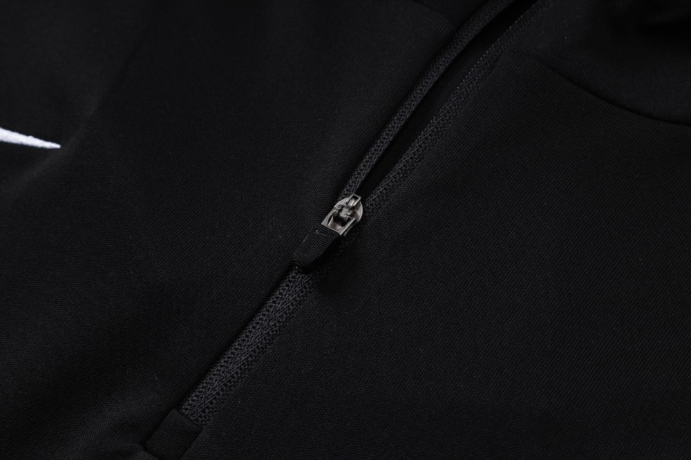 2026 Paris Black Long-sleeved half-pull training kit