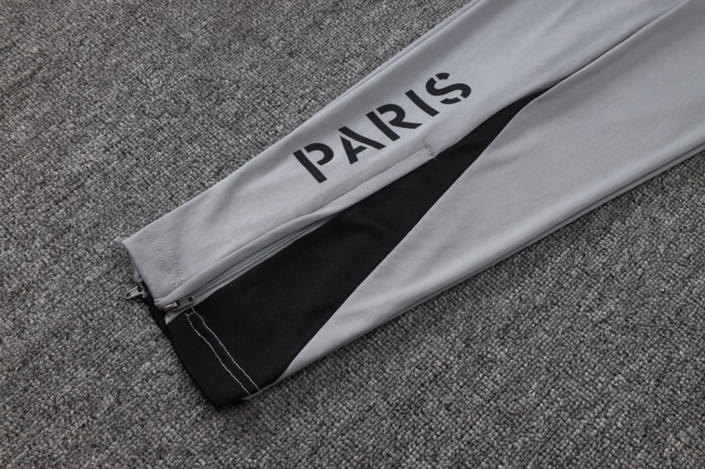 2026 Paris Off-white Long-sleeved half-pull training kit