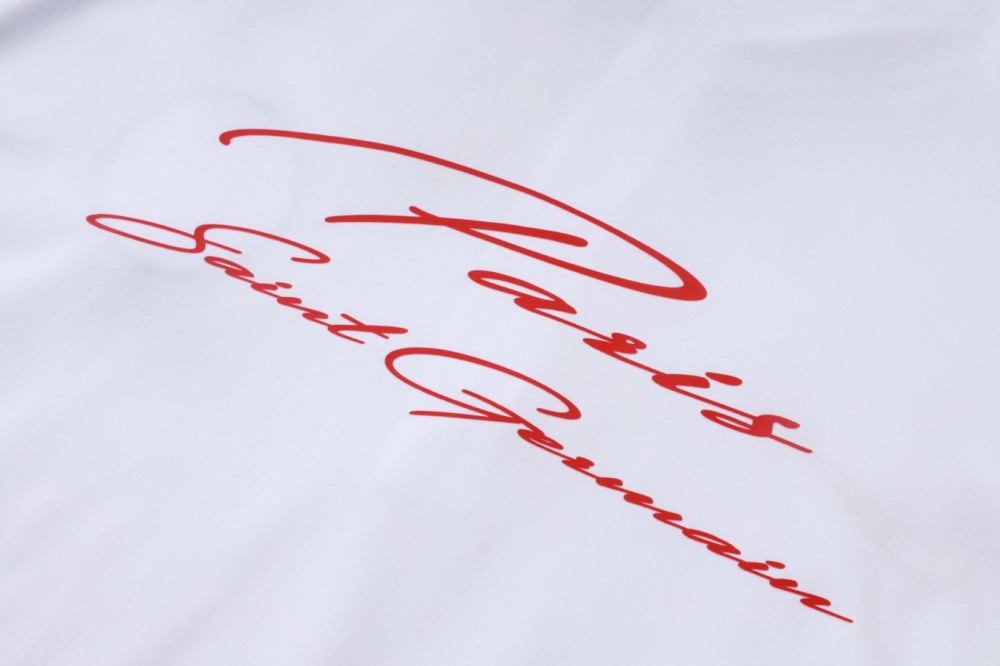 2026 Paris White Long-sleeved half-pull training kit