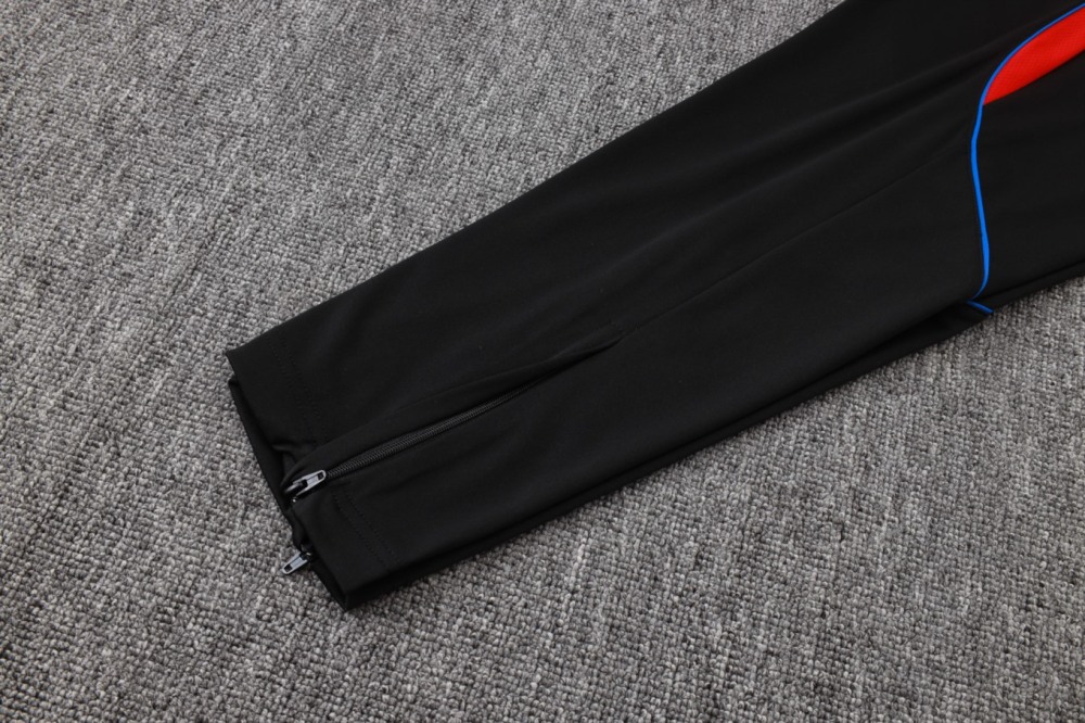 2026 Paris White Long-sleeved half-pull training kit
