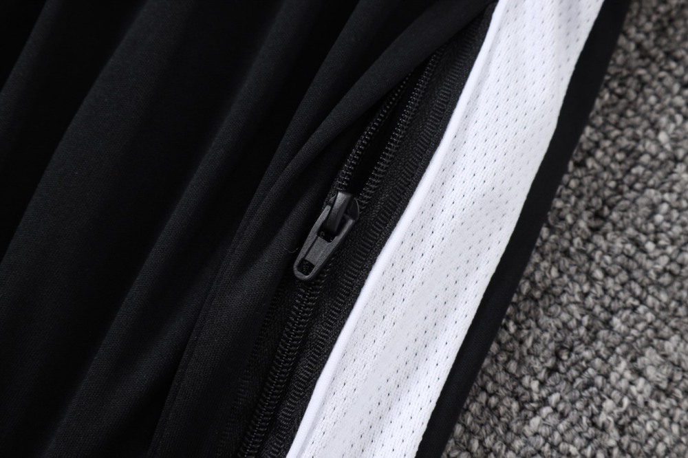 2026 Paris White Long-sleeved half-pull training kit