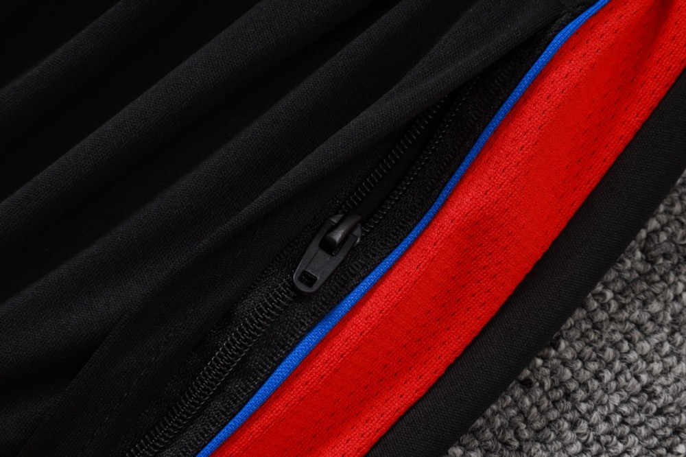 2026 Paris White Long-sleeved half-pull training kit