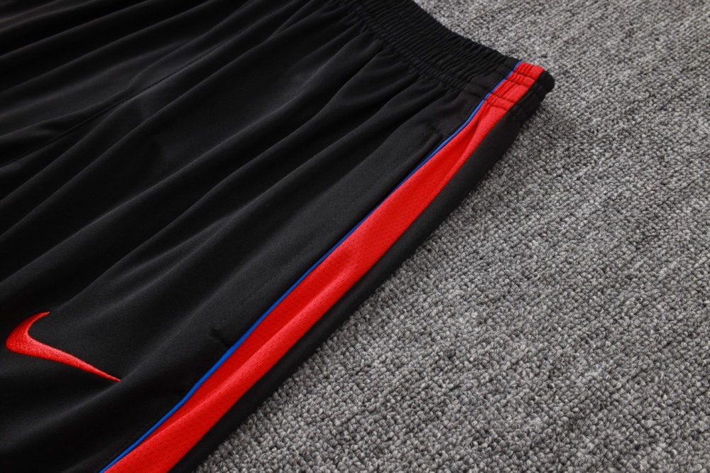 2026 Paris White Long-sleeved half-pull training kit