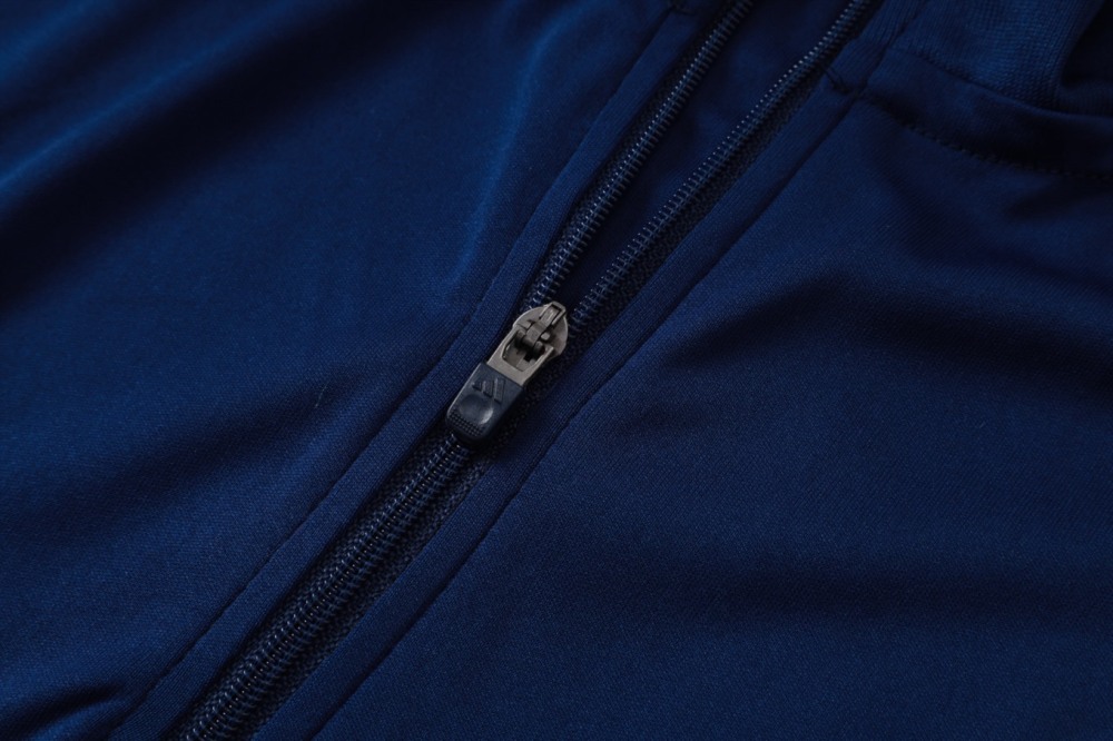 2026 Real Madrid Dark Royal Blue Long-sleeved half-pull training kit
