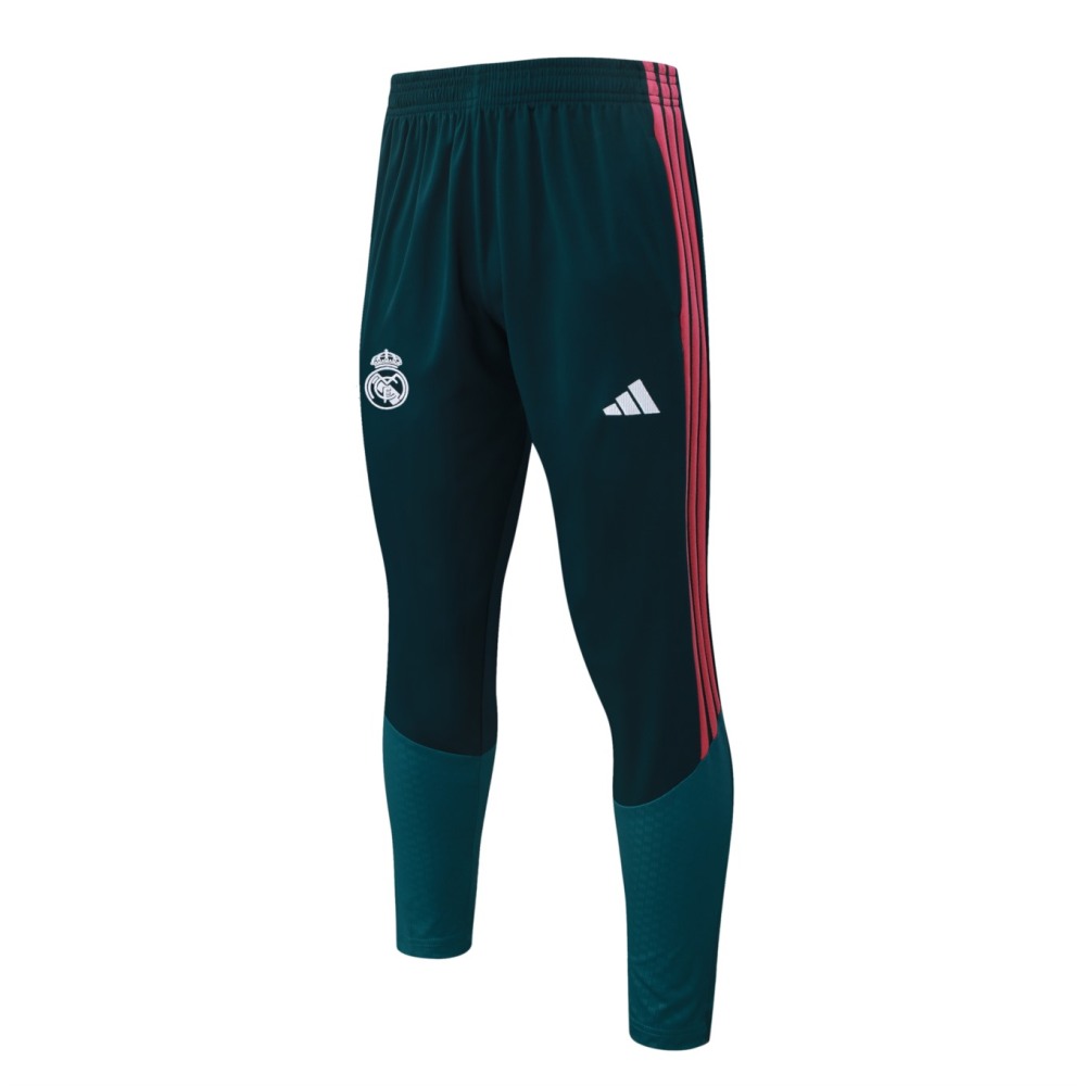 2026 Real Madrid Deep dark green Long-sleeved half-pull training kit