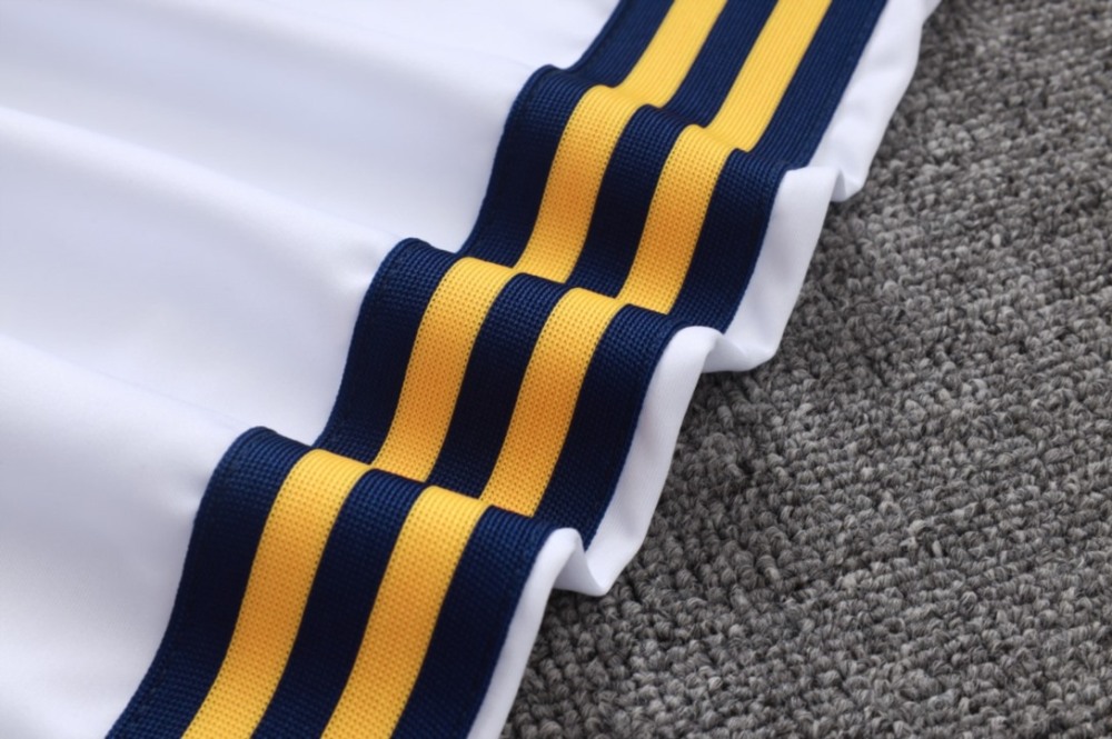 2026 Real Madrid White Long-sleeved half-pull training kit