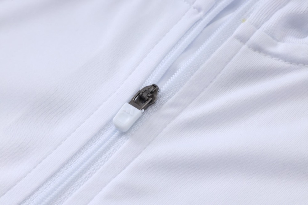 2026 Real Madrid White Long-sleeved half-pull training kit