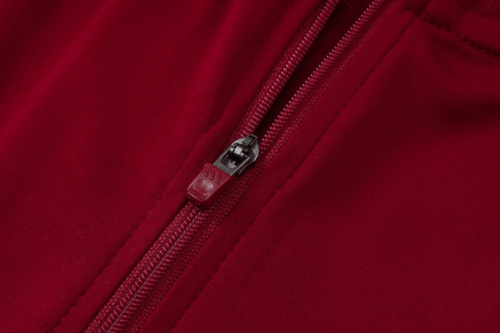 2026 Spain Maroon Long-sleeved half-pull training kit