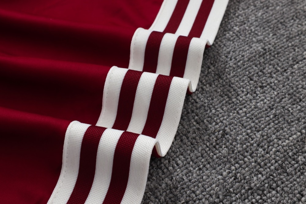 2026 Spain Maroon Long-sleeved half-pull training kit