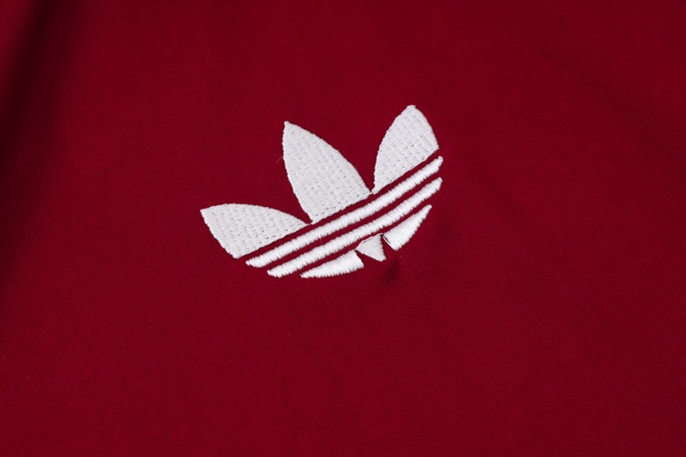 2026 Spain Maroon Long-sleeved half-pull training kit