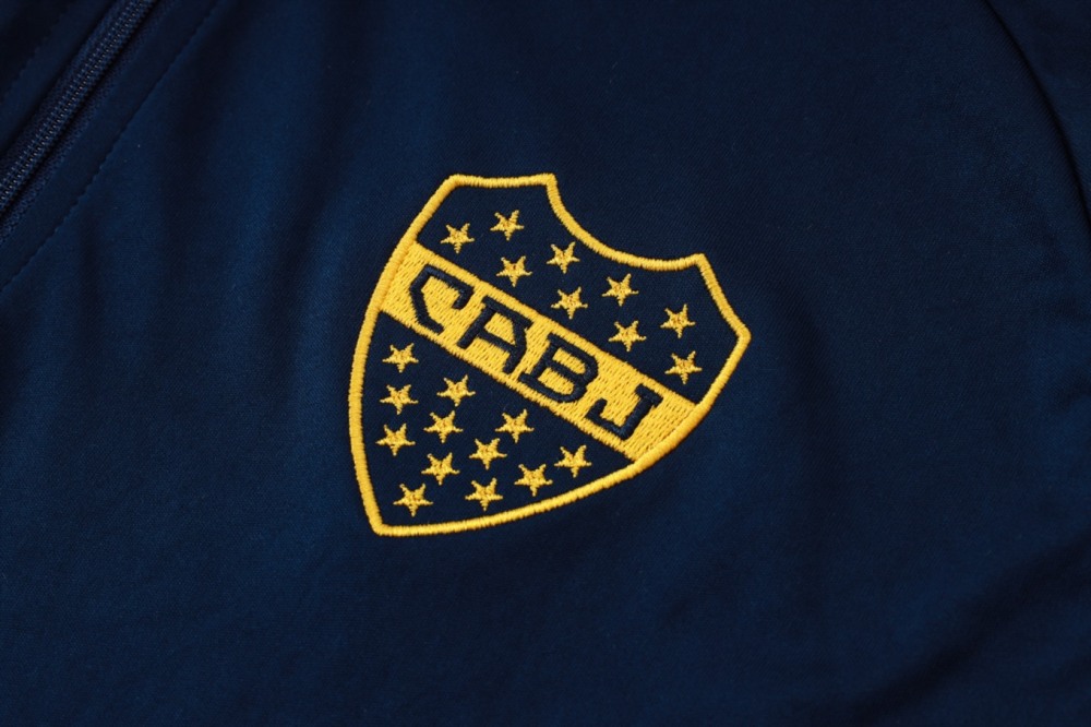 2026 Boca Royal blue Long-sleeved half-pull training kit