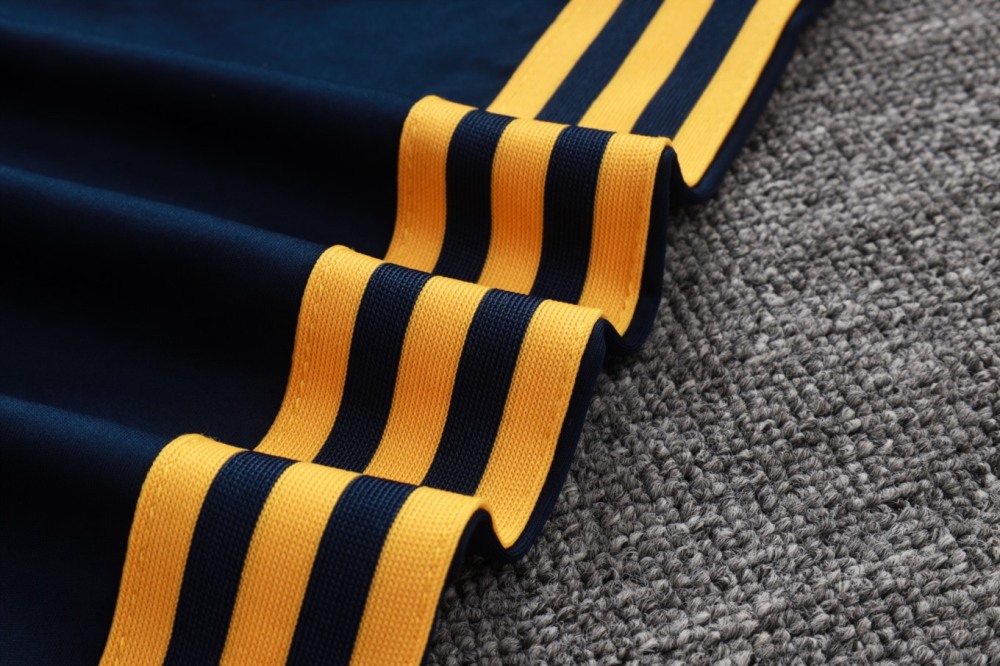 2026 Boca Royal blue Long-sleeved half-pull training kit