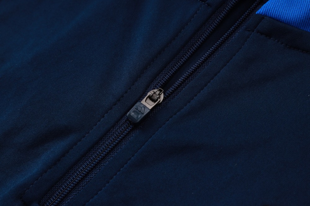 2026 Boca Royal blue Long-sleeved half-pull training kit