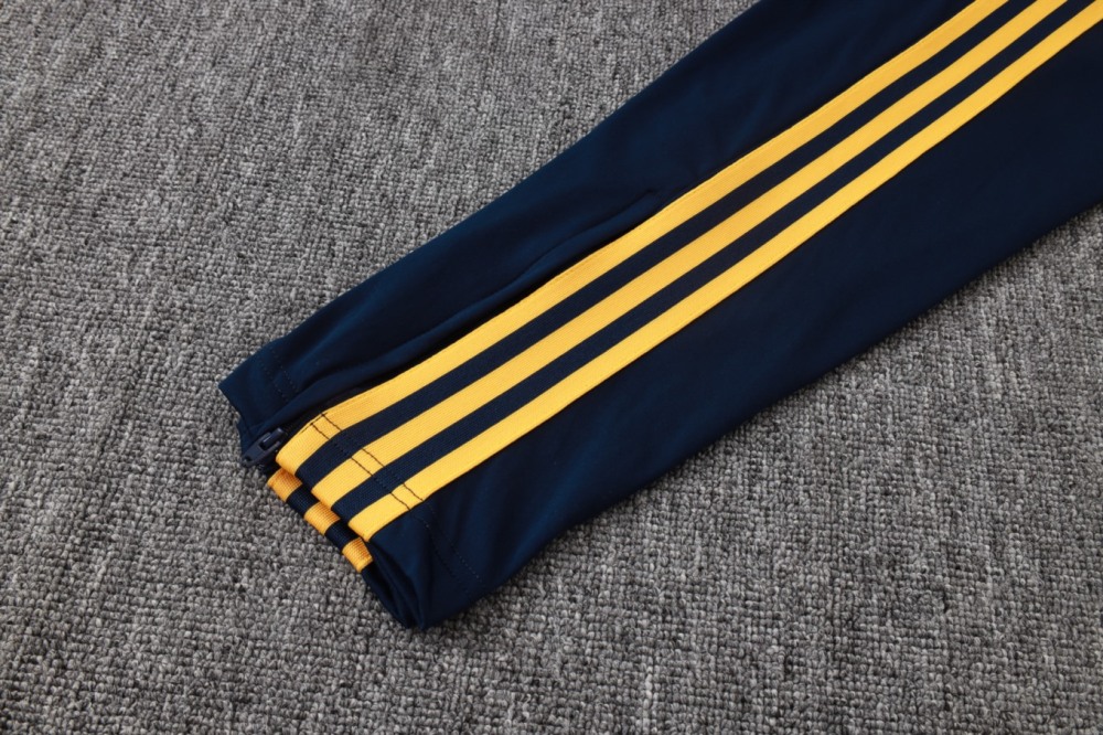 2026 Boca Royal blue Long-sleeved half-pull training kit