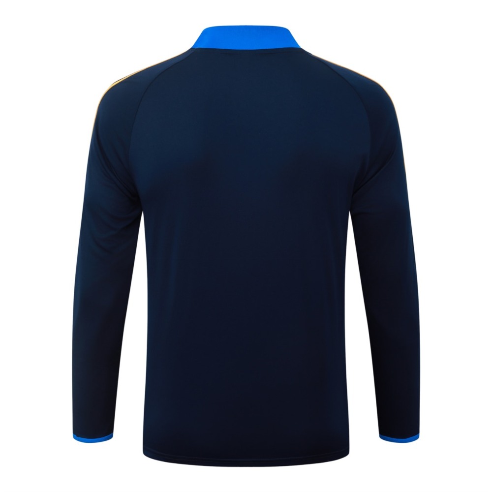 2026 Boca Royal blue Long-sleeved half-pull training kit