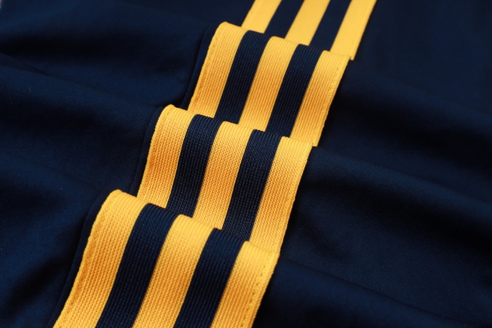2026 Boca Royal blue Long-sleeved half-pull training kit