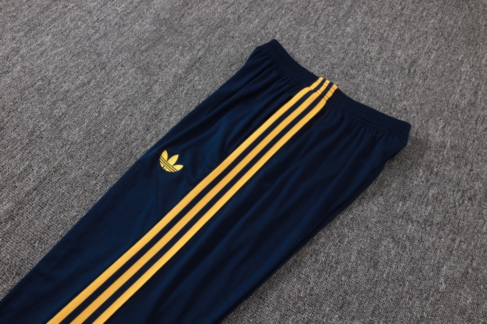2026 Boca Royal blue Long-sleeved half-pull training kit