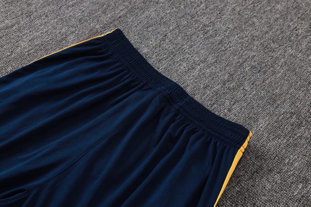 2026 Boca Royal blue Long-sleeved half-pull training kit