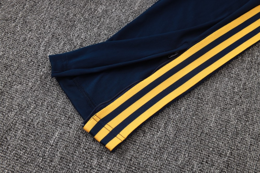 2026 Boca Royal blue Long-sleeved half-pull training kit