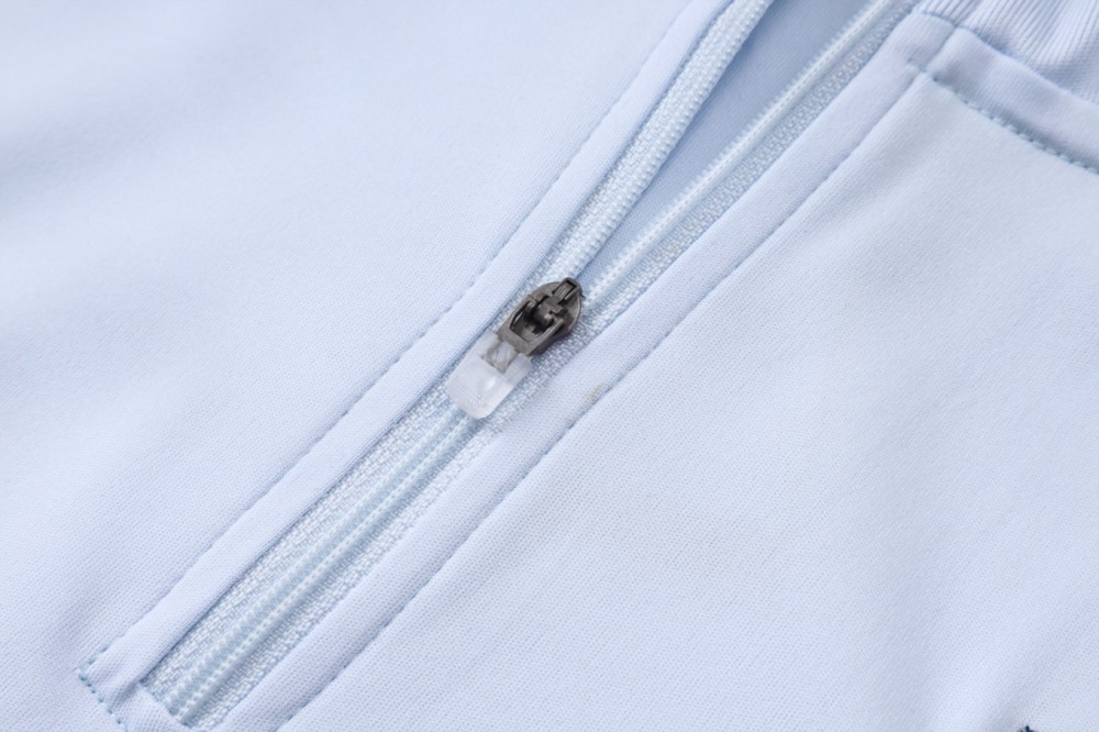 2026 Italy Light blue Long-sleeved half-pull training kit