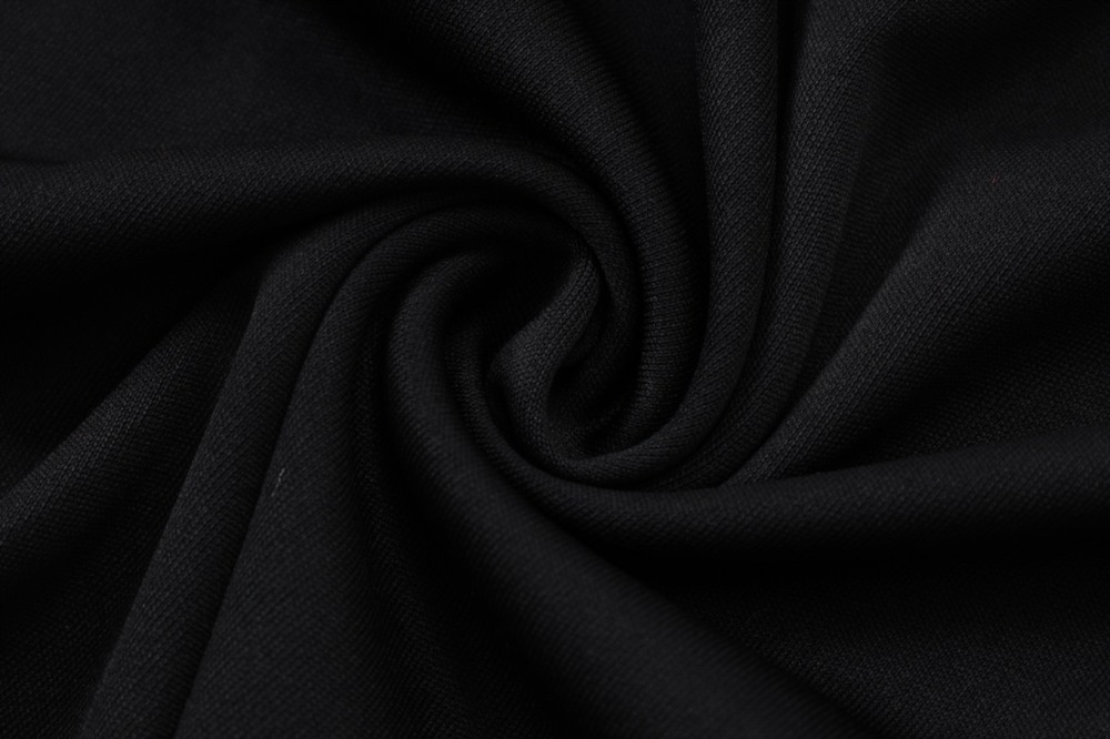 2026 Paris Black Long-sleeved half-pull training kit