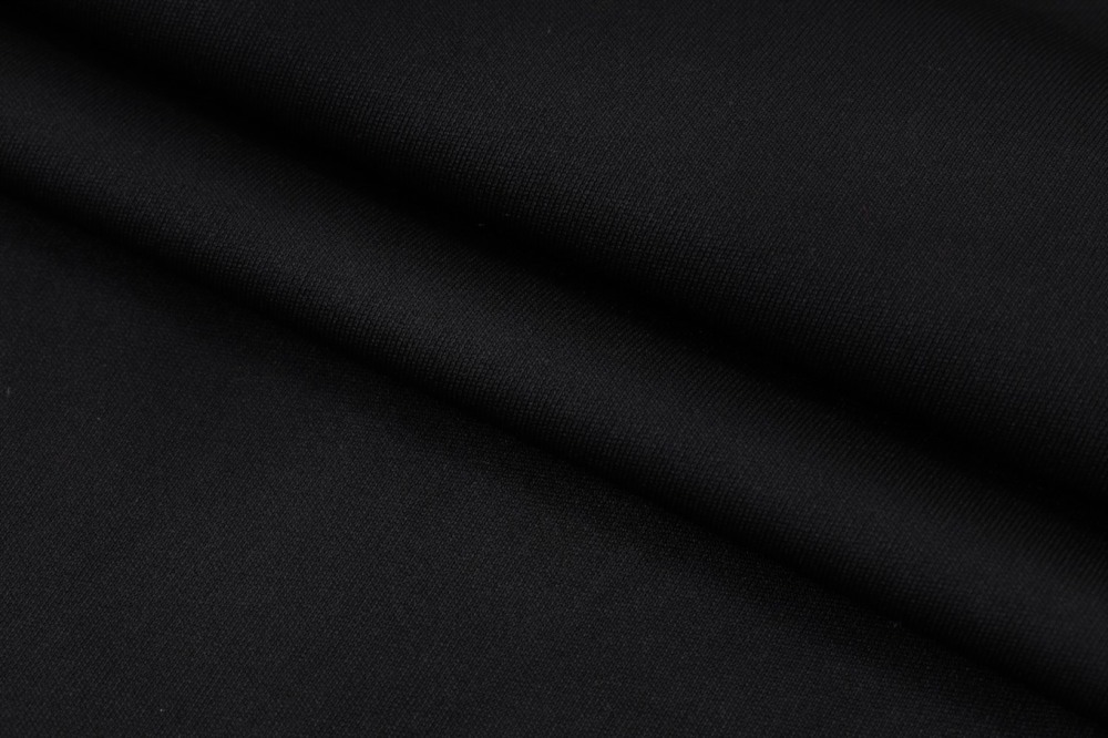 2026 Paris Black Long-sleeved half-pull training kit