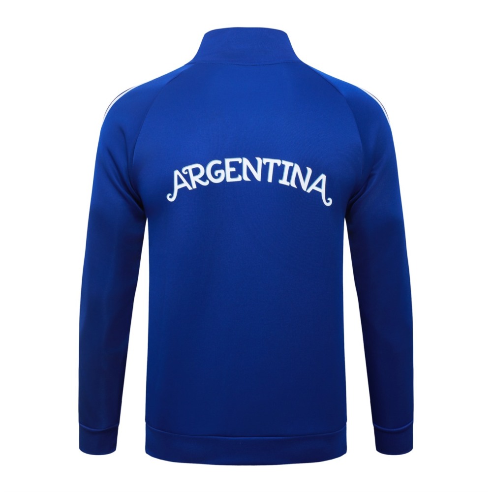 2026 Argentina Violet blue Jacket Training Suit Set