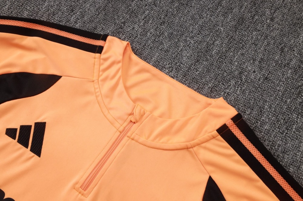 2026 Arsenal Orange Long-sleeved half-pull training kit