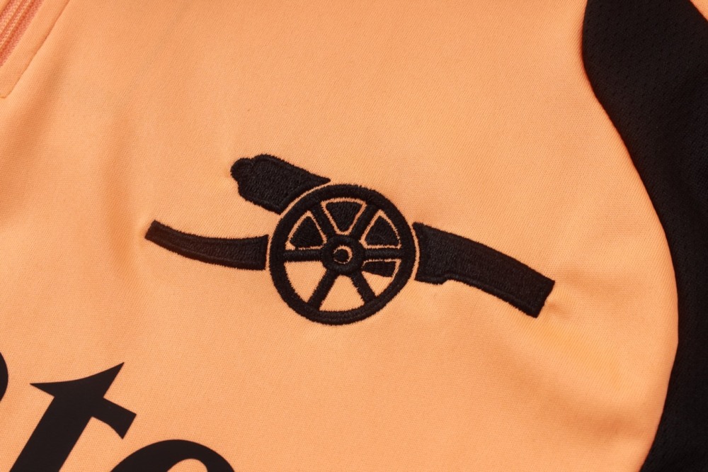 2026 Arsenal Orange Long-sleeved half-pull training kit