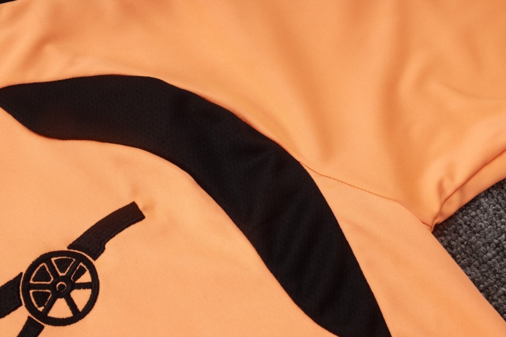 2026 Arsenal Orange Long-sleeved half-pull training kit