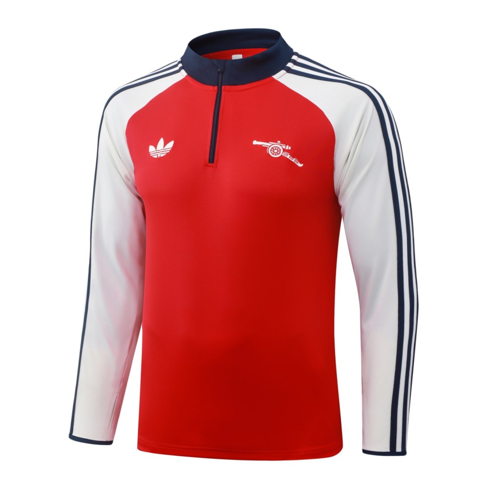 2026 Arsenal Red Long-sleeved half-pull training kit