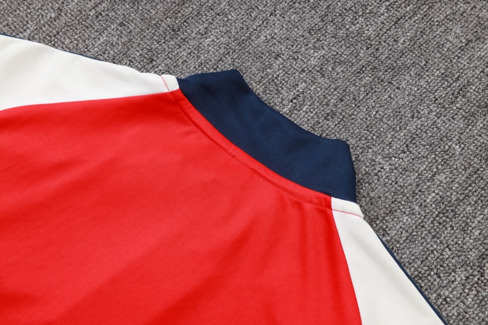 2026 Arsenal Red Long-sleeved half-pull training kit