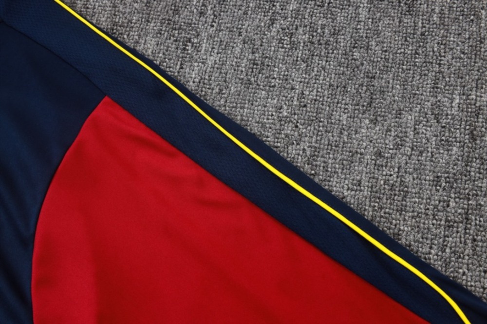2026 Barcelona Royal blue Long-sleeved half-pull training kit