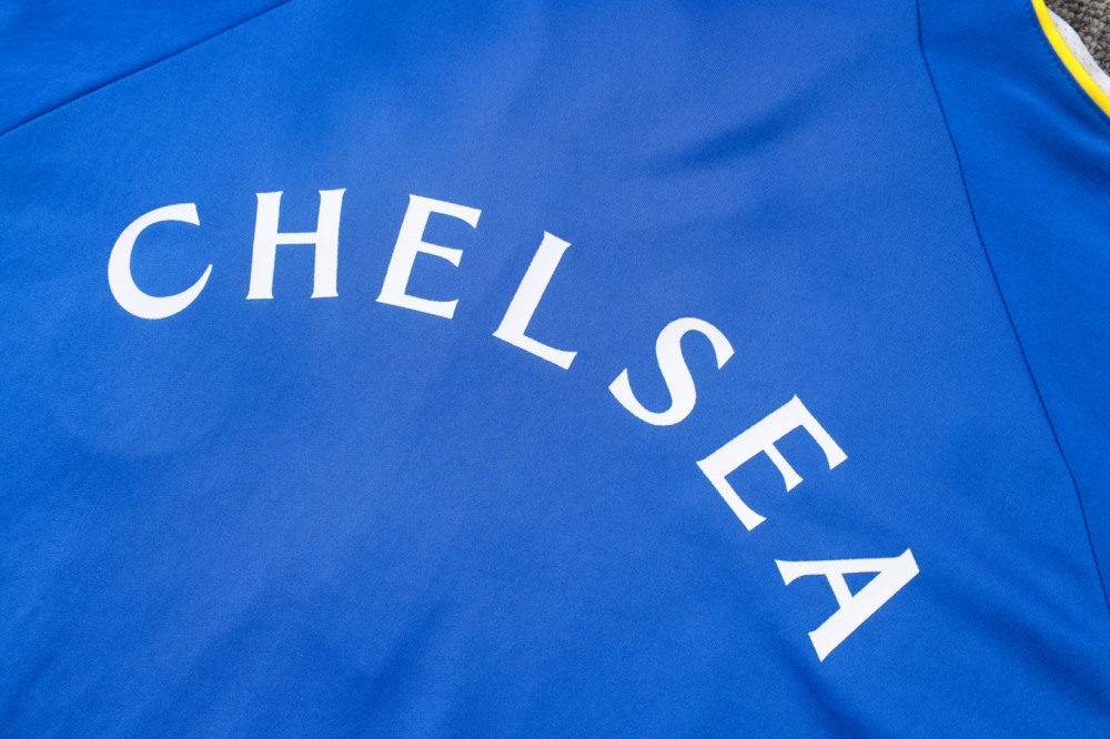 2026 Chelsea Violet Blue Long-sleeved half-pull training kit