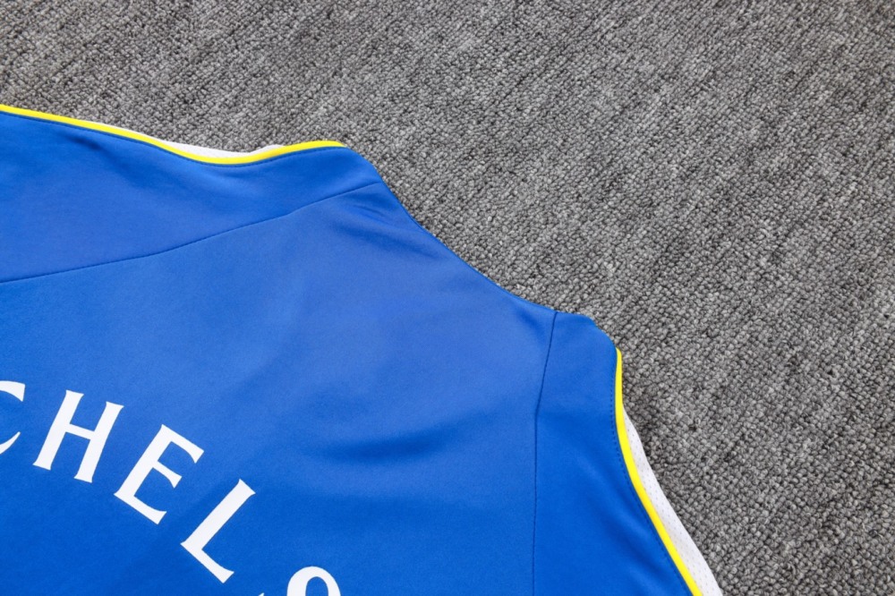 2026 Chelsea Violet Blue Long-sleeved half-pull training kit