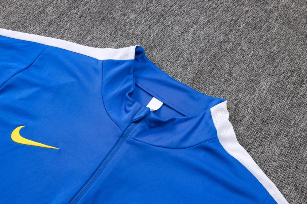 2026 Chelsea Violet Blue Long-sleeved half-pull training kit