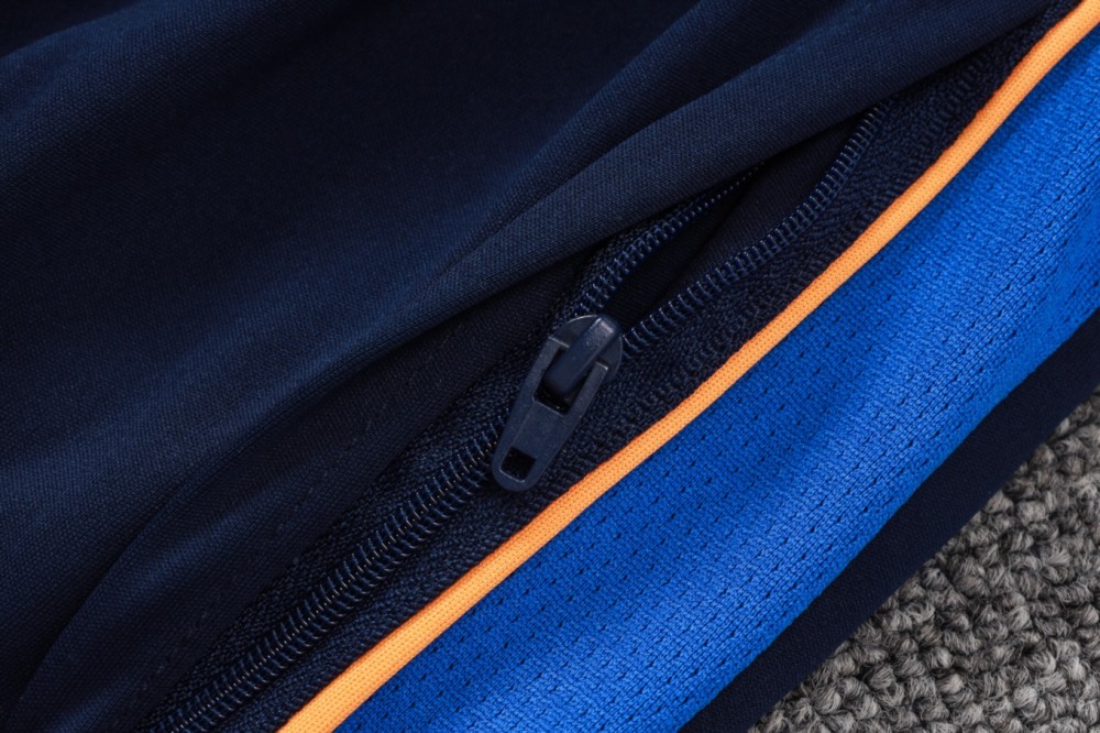 2026 France White Long-sleeved half-pull training kit